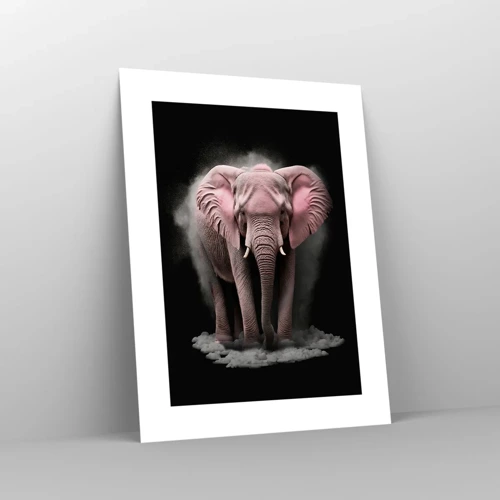 Plagát - Nemysli na ružového slona! - 30x40 cm
