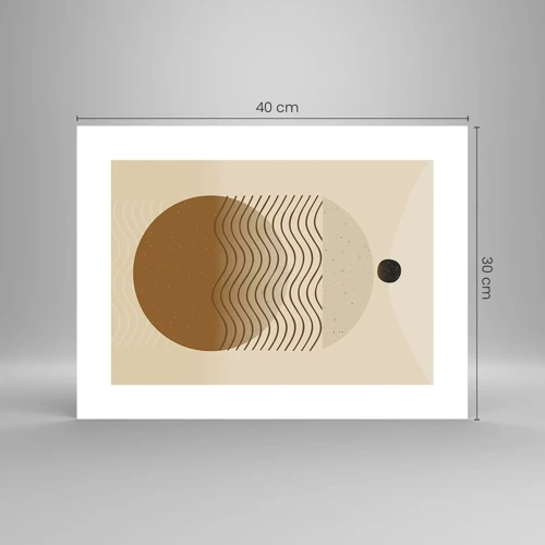Plagát - O pôvode geometrických obrazcov - 40x30 cm