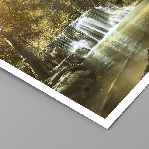 Plagát - Parkový vodopád - 40x50 cm