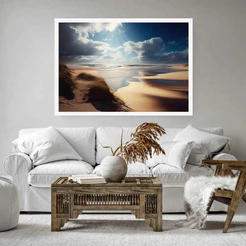 Plagát - Pláž, divoká pláž - 100x70 cm