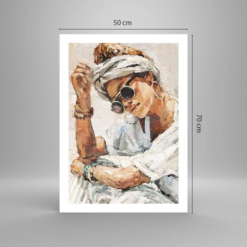 Plagát - Portrét v plnom slnku - 50x70 cm