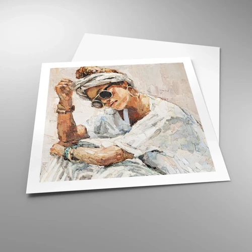 Plagát - Portrét v plnom slnku - 60x60 cm