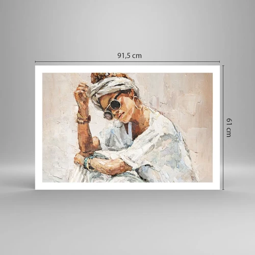 Plagát - Portrét v plnom slnku - 91x61 cm