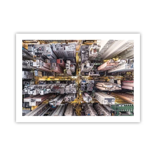 Plagát - Pozdrav z Hongkongu - 70x50 cm