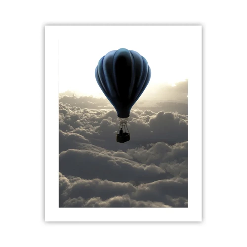 Plagát - Pútnik nad oblakmi - 40x50 cm