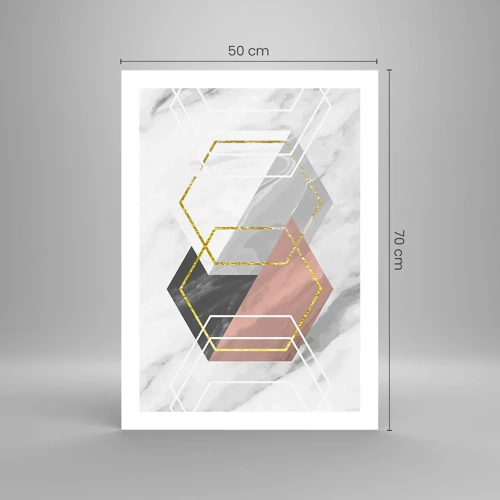 Plagát - Reťazová kompozícia - 50x70 cm
