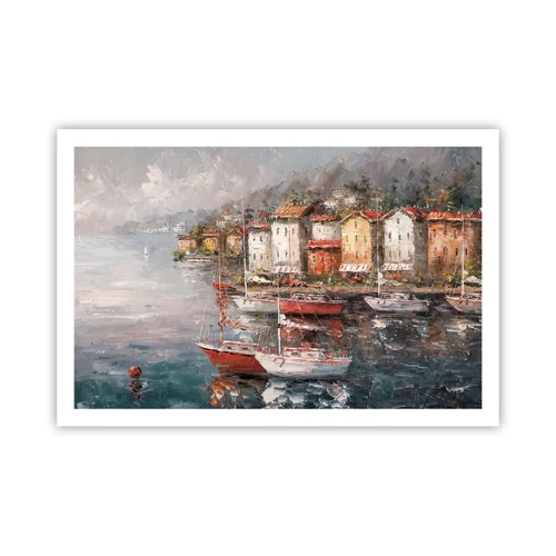 Plagát - Romantický prístav - 91x61 cm