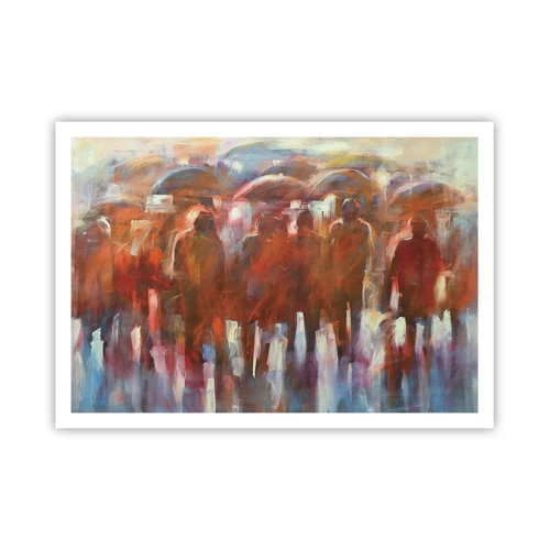 Plagát - Rovnocenní v daždi a hmle - 100x70 cm