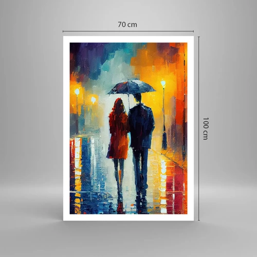 Plagát - Spolu – farebná noc - 70x100 cm