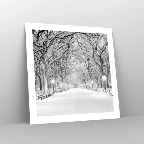 Plagát - Štyri ročné obdobia – zima - 50x50 cm