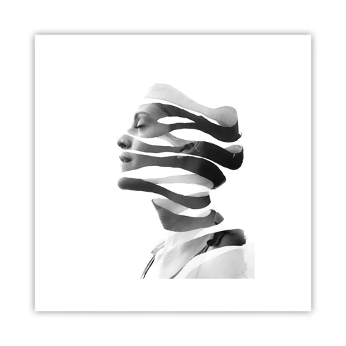 Plagát - Surrealistický portrét - 30x30 cm