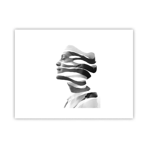 Plagát - Surrealistický portrét - 40x30 cm
