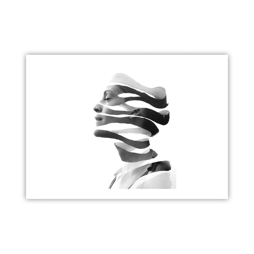 Plagát - Surrealistický portrét - 70x50 cm