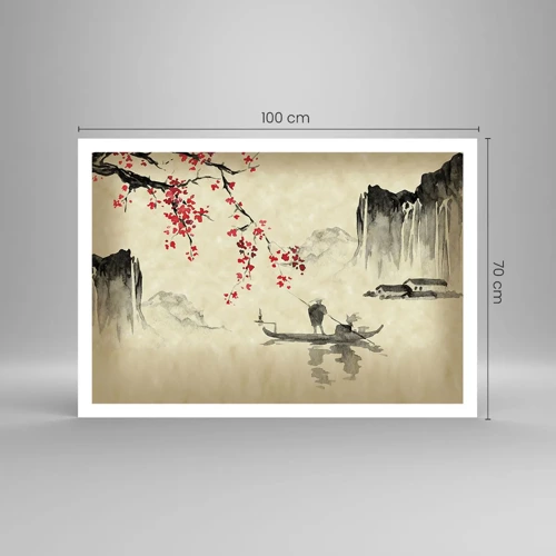 Plagát - V krajine kvitnúcich čerešní - 100x70 cm