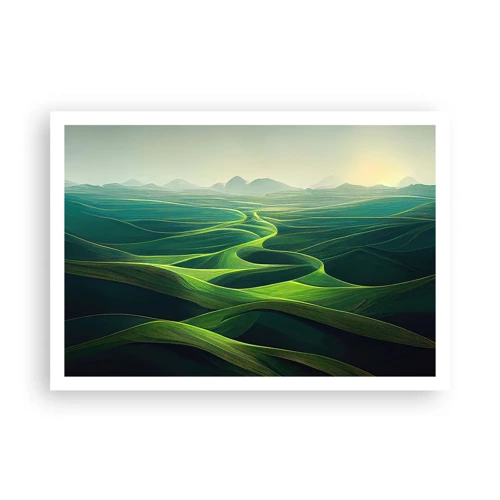 Plagát - V zelených údoliach - 100x70 cm