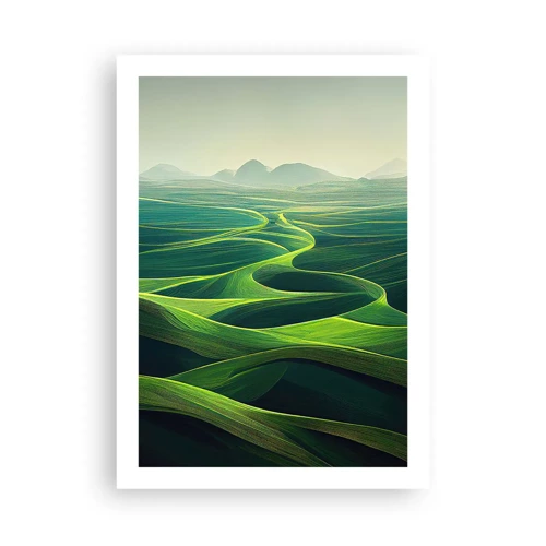 Plagát - V zelených údoliach - 50x70 cm