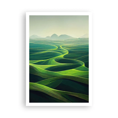 Plagát - V zelených údoliach - 70x100 cm