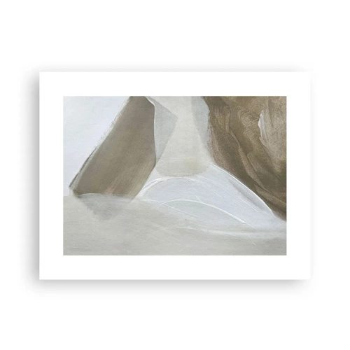 Plagát - Vlna bielej - 40x30 cm