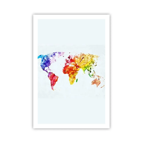Plagát - Všetky farby sveta - 61x91 cm