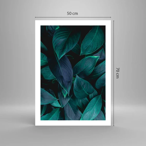 Plagát - Zeleň sama o sebe - 50x70 cm