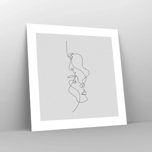 Plagát - Žiar vášnivých túžob - 40x40 cm