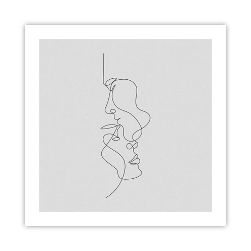 Plagát - Žiar vášnivých túžob - 50x50 cm