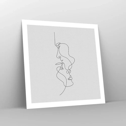 Plagát - Žiar vášnivých túžob - 60x60 cm