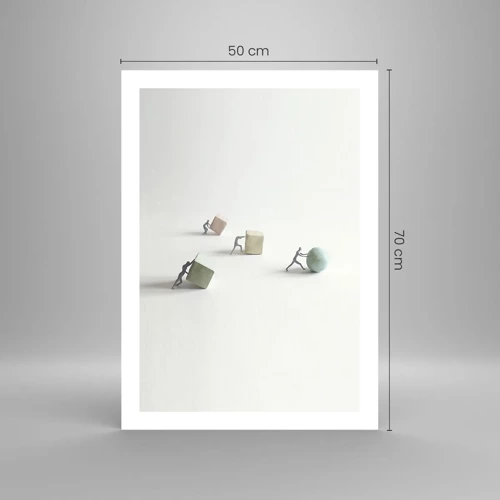 Plagát - Život samotný - 50x70 cm