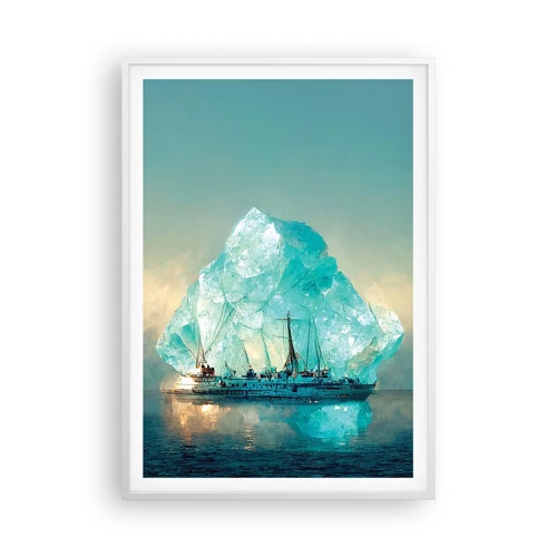 Plagát v bielom ráme - Arktický briliant - 70x100 cm