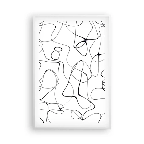 Plagát v bielom ráme - Cesty života, zákruty osudu - 61x91 cm