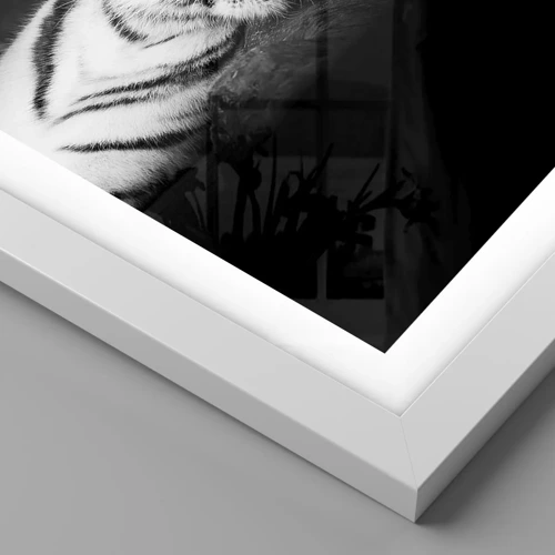 Plagát v bielom ráme - Divočina a pokoj - 40x50 cm