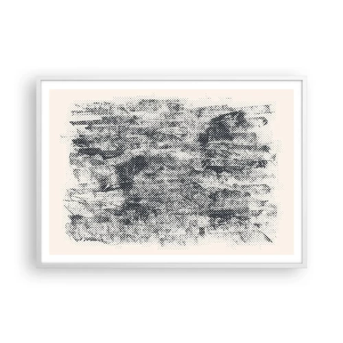 Plagát v bielom ráme - Hmlistá kompozícia - 100x70 cm