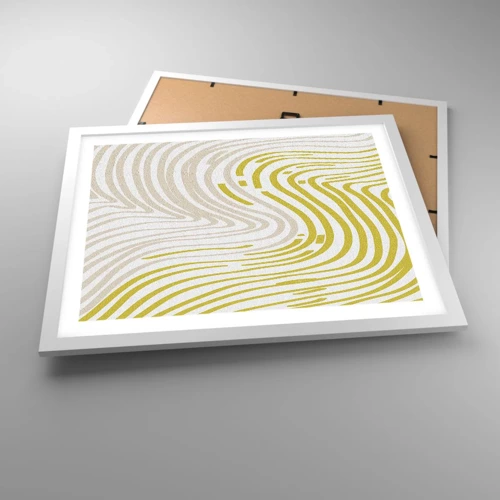 Plagát v bielom ráme - Kompozícia s miernym ohybom - 50x40 cm