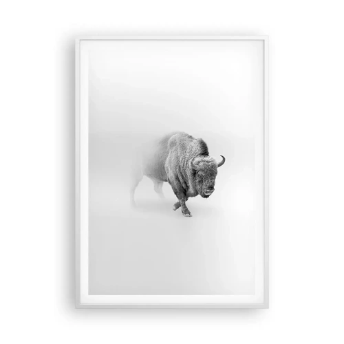 Plagát v bielom ráme - Kráľ prérie - 70x100 cm