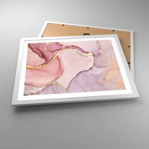Plagát v bielom ráme - Maznanie farieb - 50x40 cm