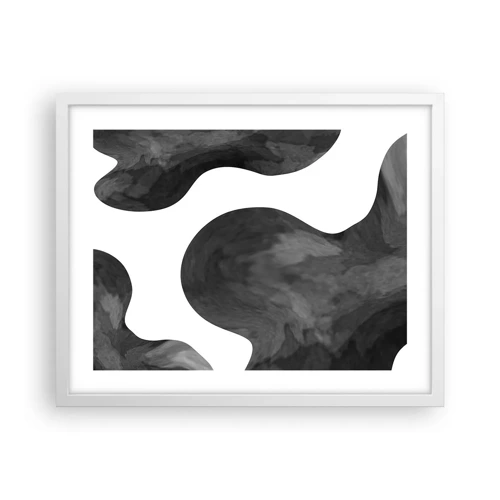 Plagát v bielom ráme - Mliečna dráha - 50x40 cm