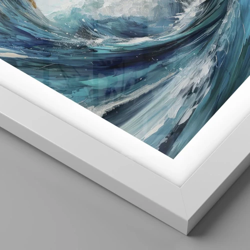 Plagát v bielom ráme - Morský portál - 60x60 cm