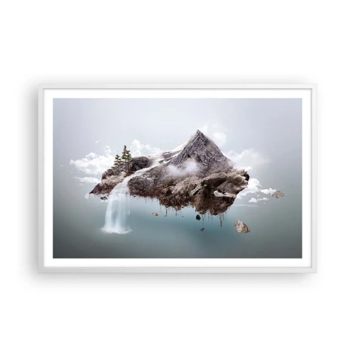 Plagát v bielom ráme - Pohľad surrealistu - 91x61 cm