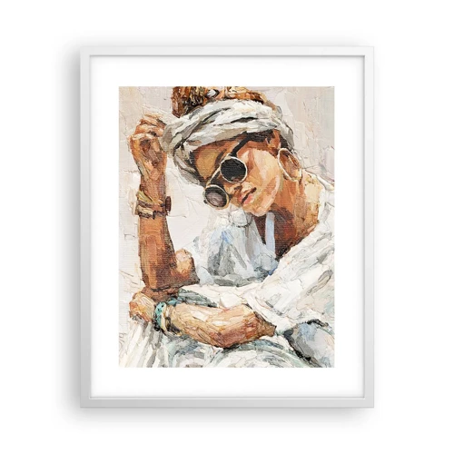 Plagát v bielom ráme - Portrét v plnom slnku - 40x50 cm