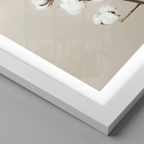 Plagát v bielom ráme - Pri zdroji mäkkosti - 50x70 cm