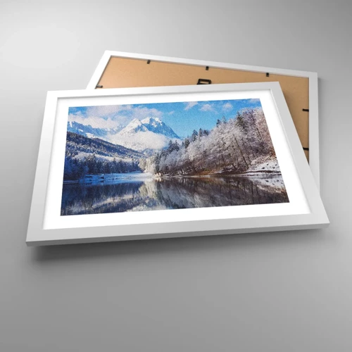 Plagát v bielom ráme - Snehová stráž - 40x30 cm