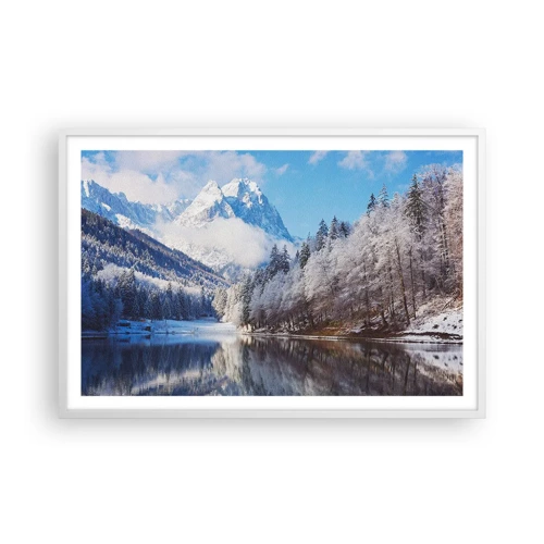 Plagát v bielom ráme - Snehová stráž - 91x61 cm