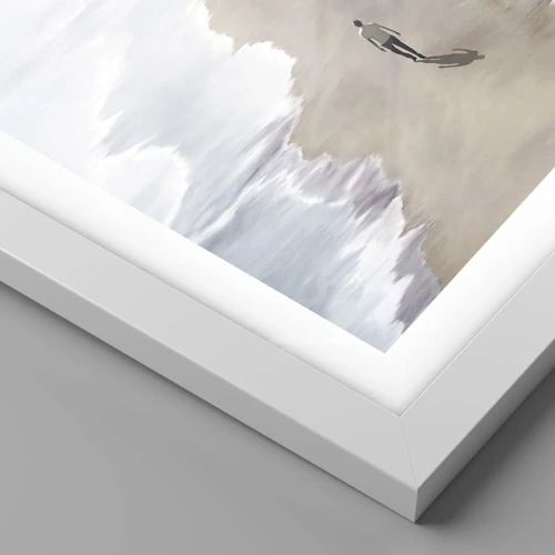 Plagát v bielom ráme - Svetlá budúcnosť - 30x40 cm