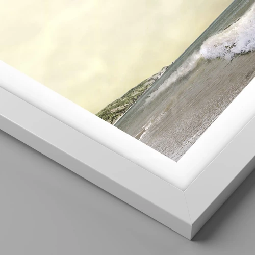 Plagát v bielom ráme - Tropický sen - 30x40 cm