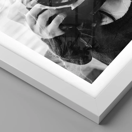 Plagát v bielom ráme - Tvorca a materiál - 40x30 cm