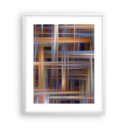 Plagát v bielom ráme - Utkané zo svetla - 40x50 cm