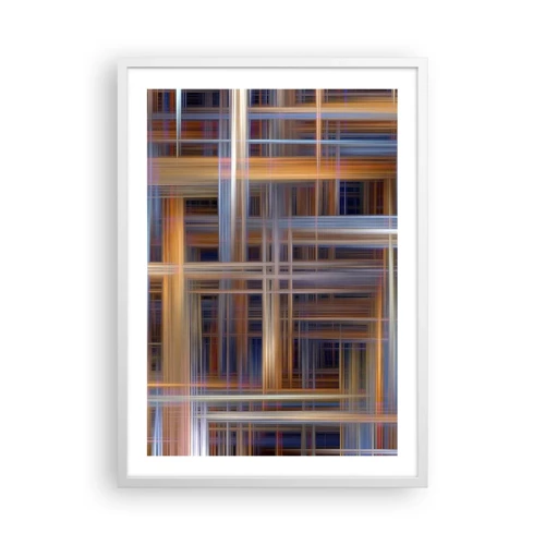Plagát v bielom ráme - Utkané zo svetla - 50x70 cm