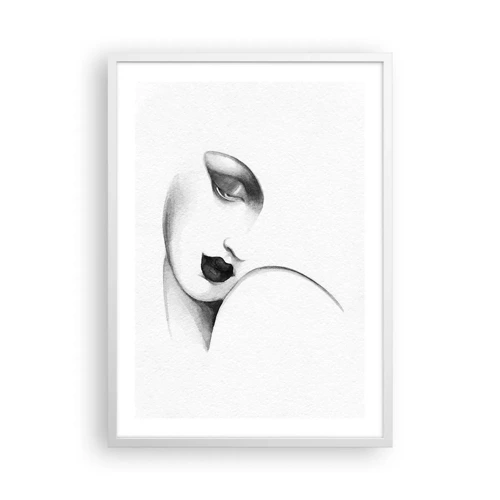 Plagát v bielom ráme - V štýle Lempickej - 50x70 cm