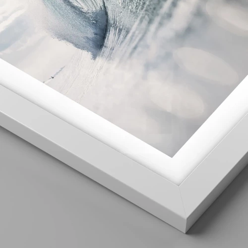 Plagát v bielom ráme - Vodná špička - 40x30 cm
