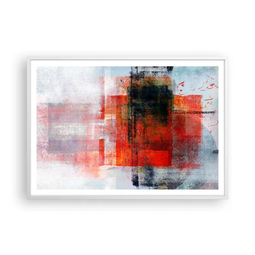 Plagát v bielom ráme - Žiariaca kompozícia - 100x70 cm